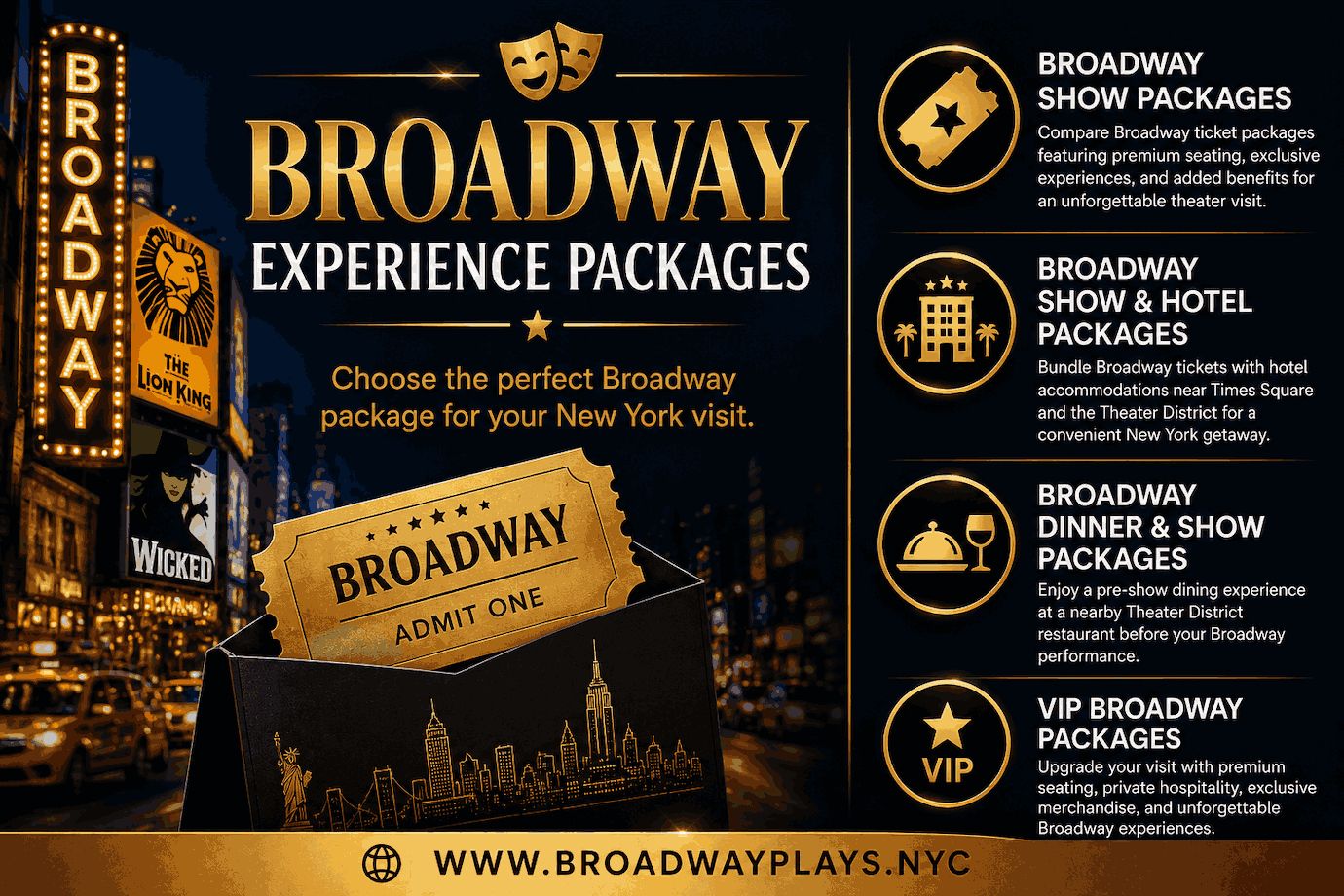 Broadway Experience Packages Broadway Experience Packages
